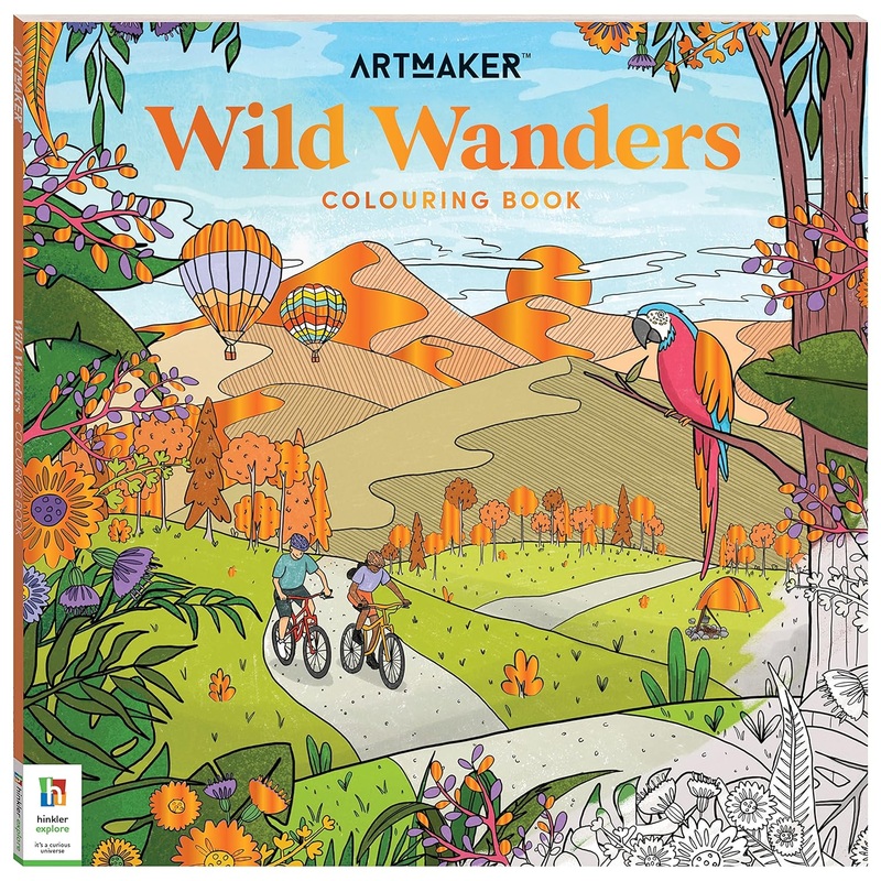 Art Maker Wild Wonders Colouring Book by Hinkler  A Creative Journey Through Natures Beauty (Paperback)