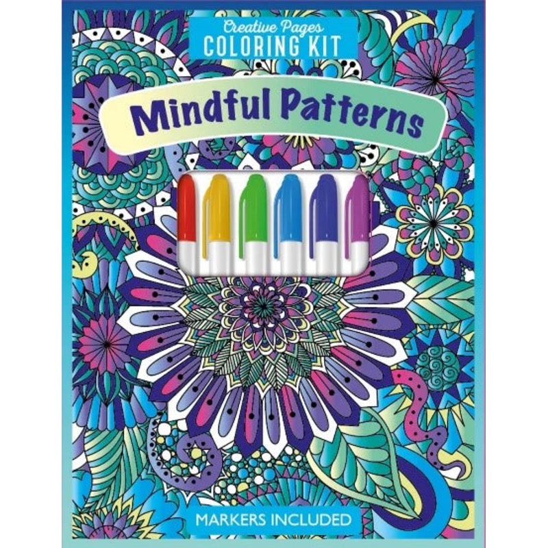 MINDFUL PATTERNS CREATIVE PAGES COLORING KIT