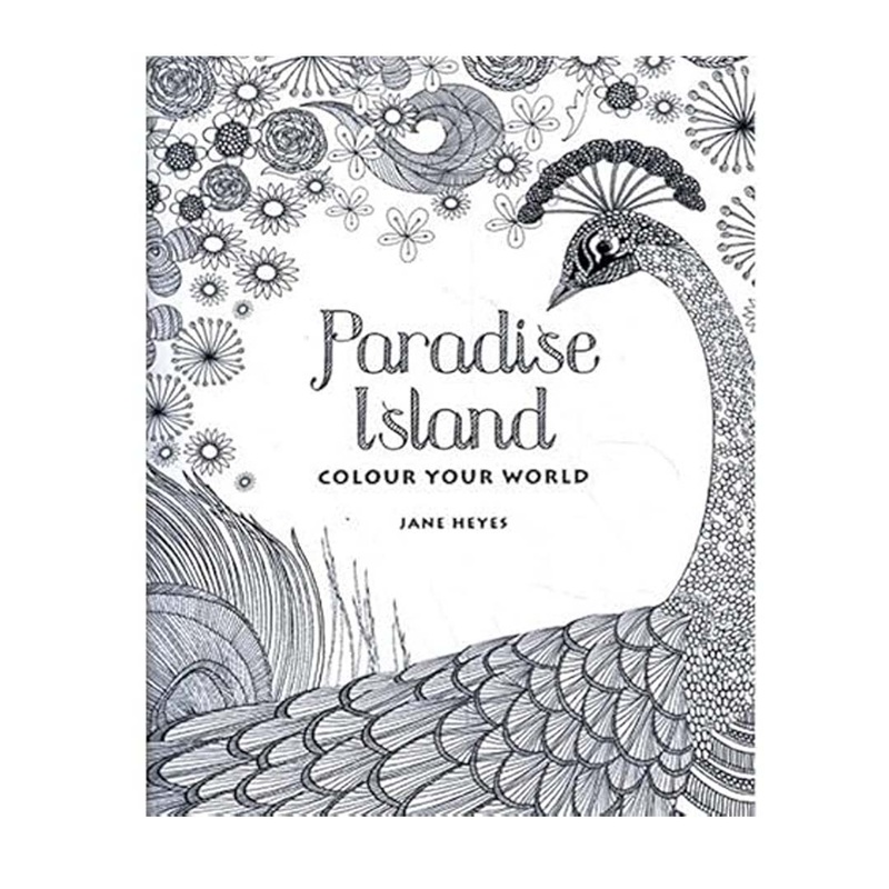 Paradise Island: Colour Your World  A Tropical Escape by Jane Heyes