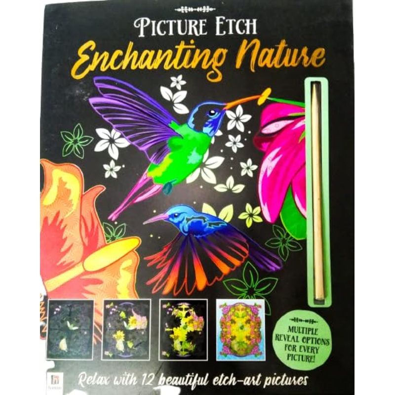 Picture Etch: Enchanting Nature  Hummingbirds (Beautiful Etch by Hinkler)