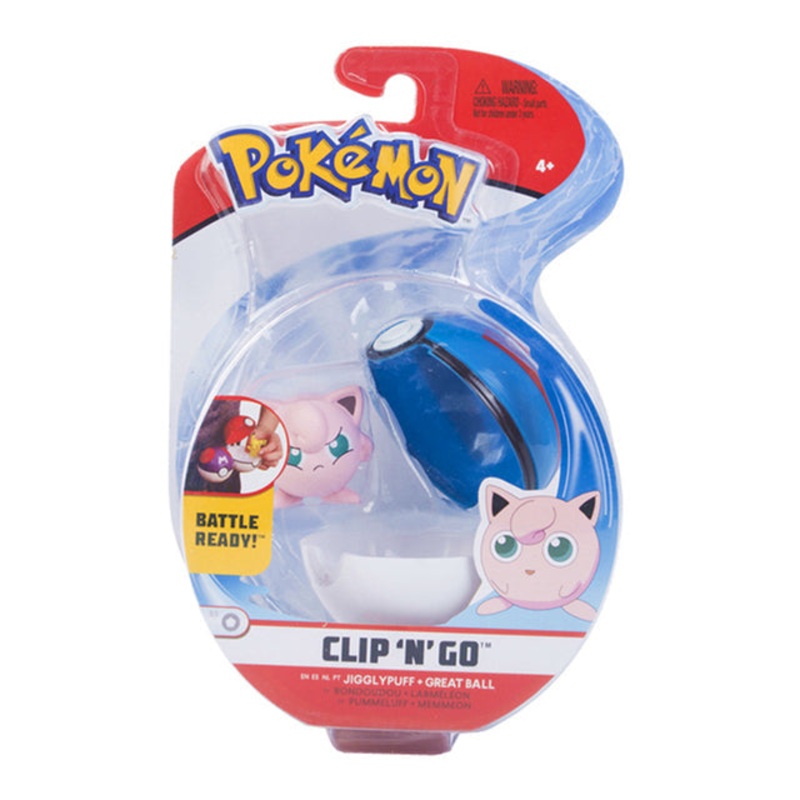 Pokemon - Clip 'N' Go - Jigglypuff + Great ball
