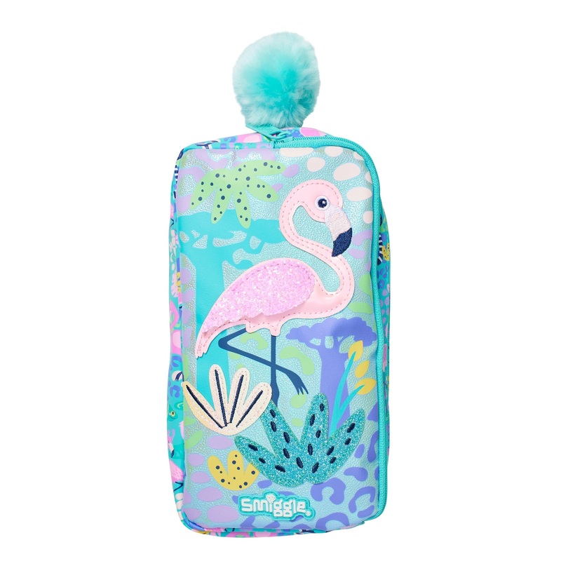 Smiggle Flamingo Pencil Case Pouch For Kids