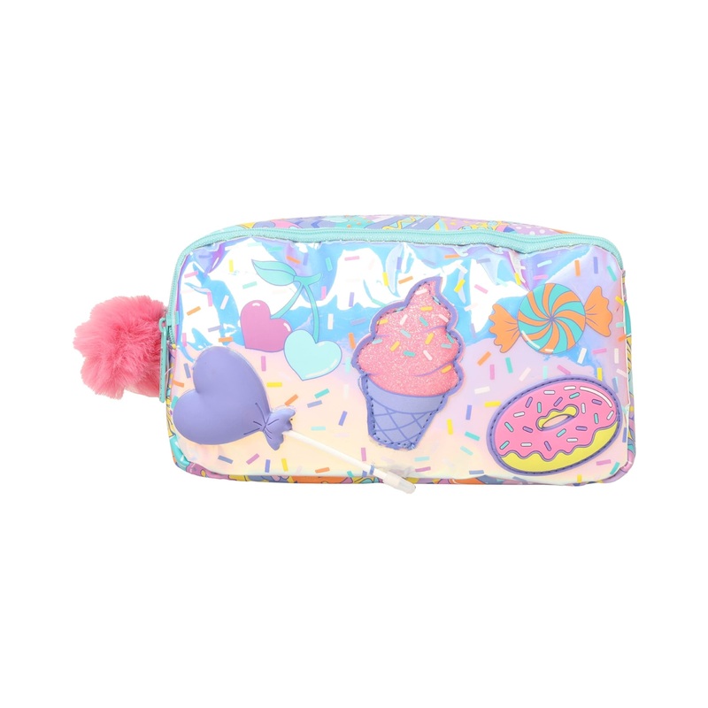 Smiggle Ice-Cream Pencil Case Pouch For Kids- Multicolor