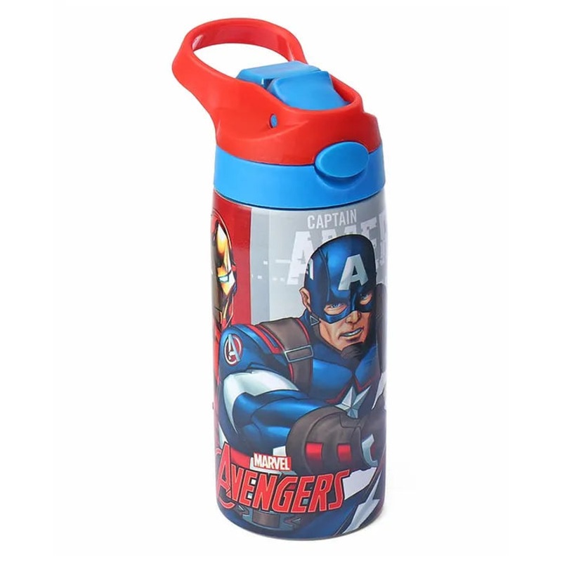 Striders Avengers Printed Stainless Steel Sipper Bottle - 500Ml