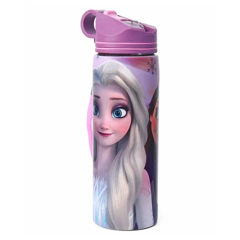 Striders Disney Frozen Printed Stainless Steel Sipper Bottle - 700Ml