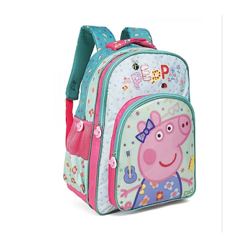 Striders Impex Peppa Pig Floral School Bag -41 Cm
