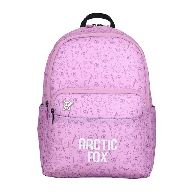 Arctic Fox Cuba Black 21 Liters School Backpack for Boys and Girls