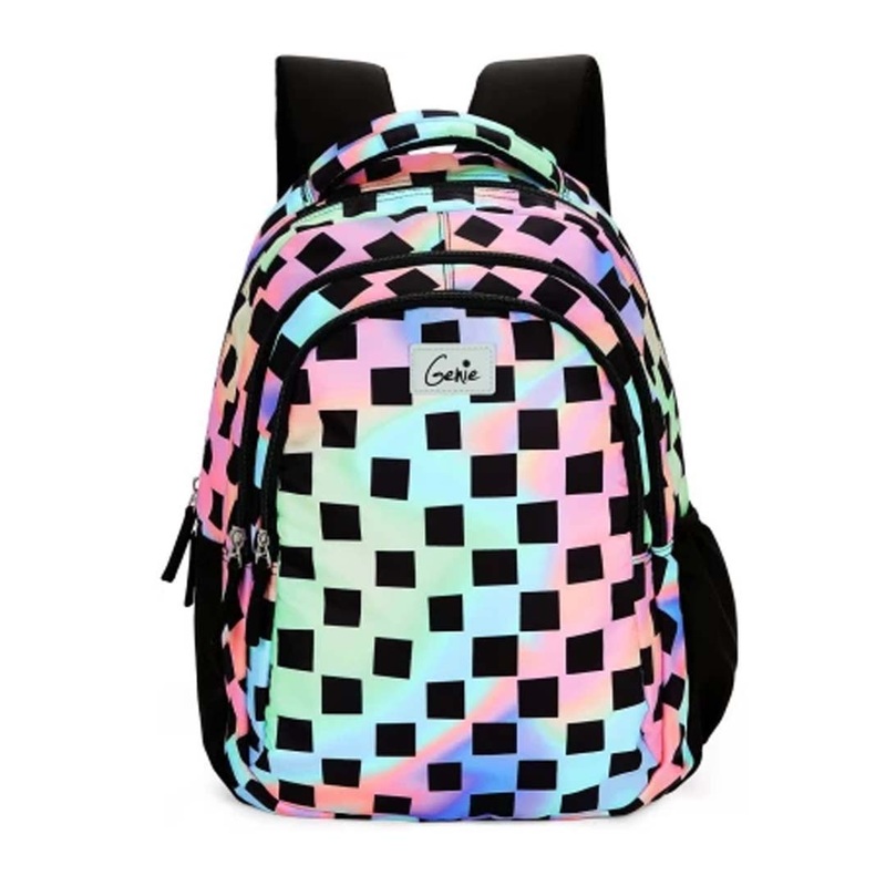 Genie Iridescence 17-Inch Casual Backpack  27L | Stylish, Lightweight & Spacious