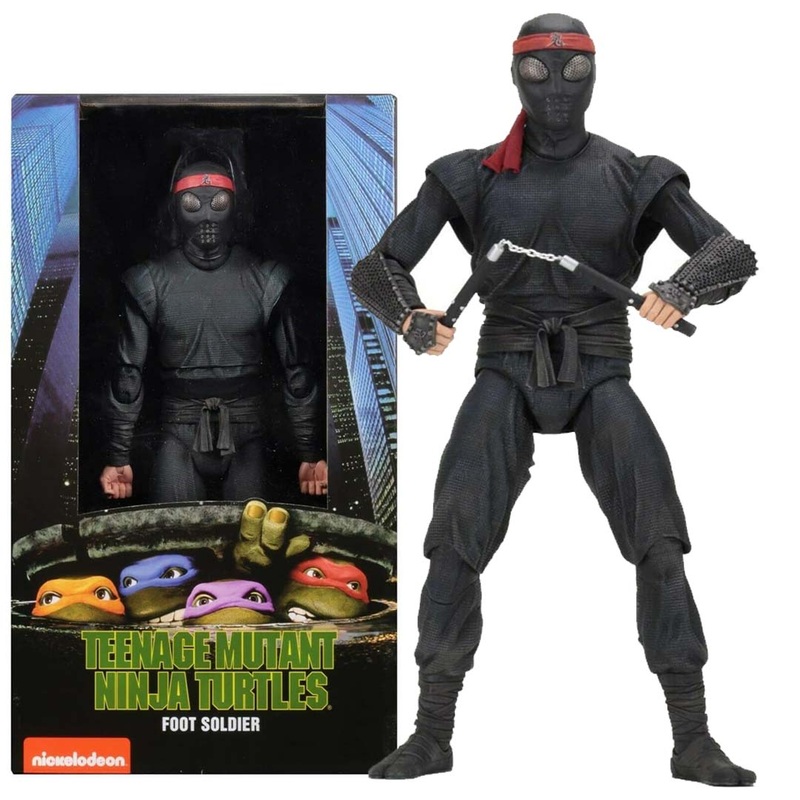 NECA  Teenage Mutant Ninja Turtles (1990 Movie)  1/4 Scale Action Figure  Foot Clan Soldier