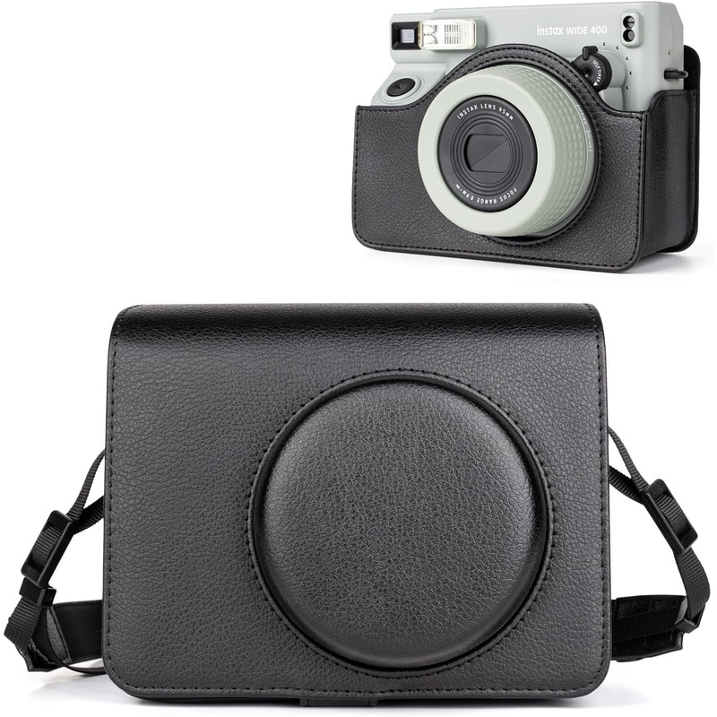 PU Leather Protective Camera Case Pouch  Stylish & Durable for Fujifilm Instax WIDE - 400