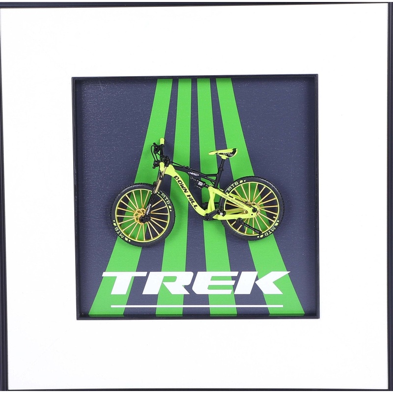 Ride the Wall  3D Trek Racing Bicycle Decorative Wall Frames - 40x40 cm Premium Decor for Cyclists & Collectors
