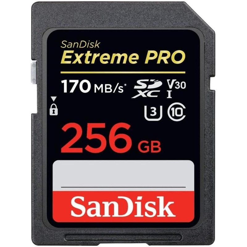 SanDisk 256GB Extreme PRO SDXC UHS-I Card 4K UHD, SD Card - SDSDXXY-256G-GN4IN