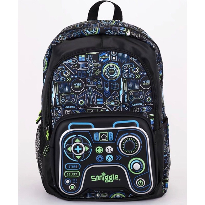 Smiggle School Bag : Game Console Controller Colorful & Stylish 16 Inch Backpack for Kids