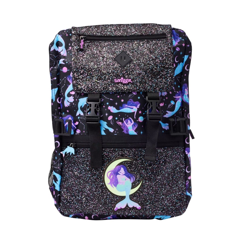 Smiggle School Bag : Mermaid Colorful & Stylish 18 Inch Backpack for Kids