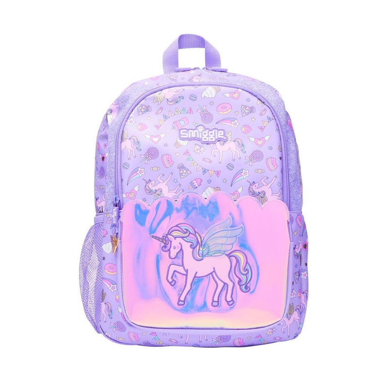 Smiggle School Bag : Unicorn Colorful & Stylish 16 Inch Backpack for Kids