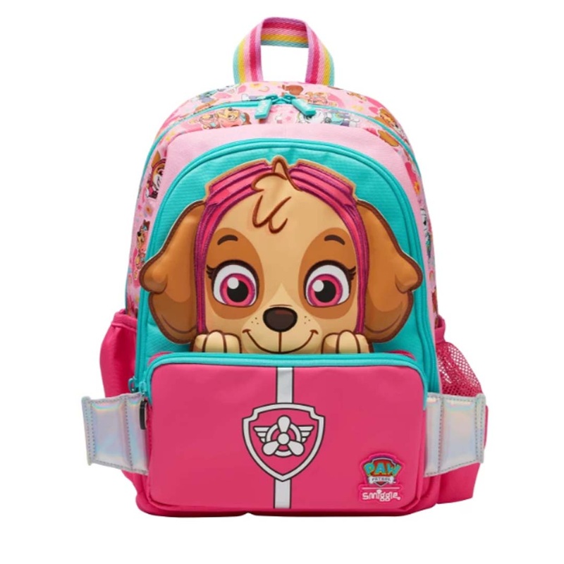 Smiggle School Bags Paw Patrol Pink Junior Skye Backpack (38cm)  Cute & Functional Kids' Bag