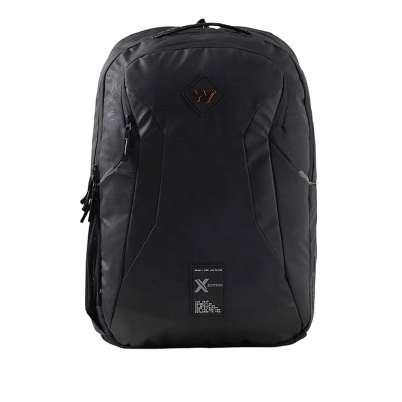 Wildcraft Spyder 30L Laptop & School Bags  Black Topographic | Stylish, Durable & Spacious Bag for Work, College & Travel