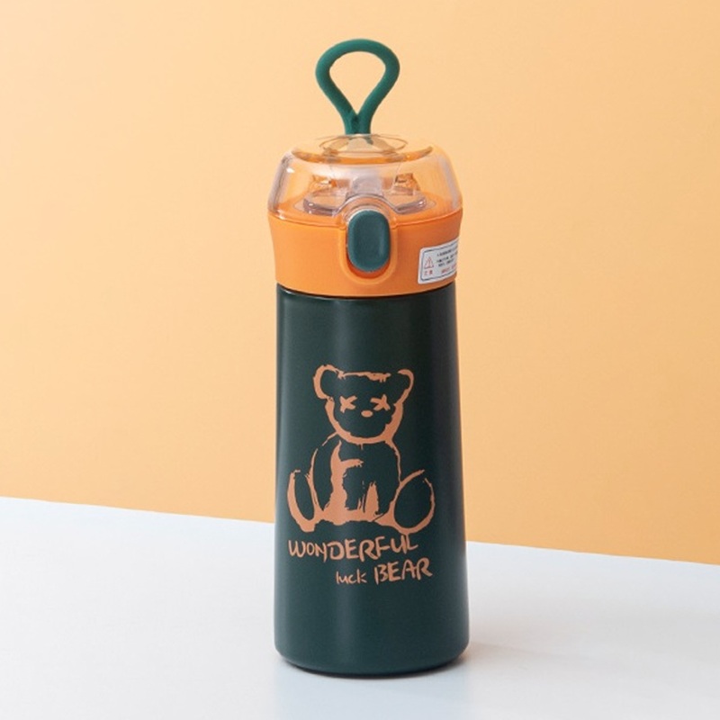 You Cup : Stainless Steel Water Bottle For Kids 380 ML (Green)