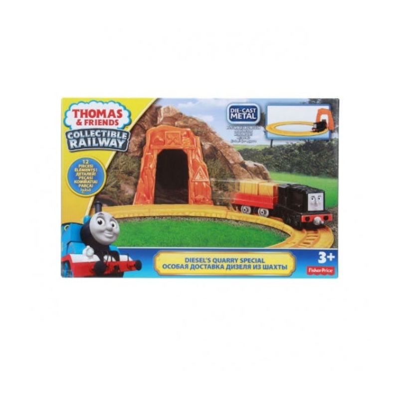 BOX DAMAGE - Thomas and Friends Diesel and Quarry Car at Farquhar Quarry, Multi Color