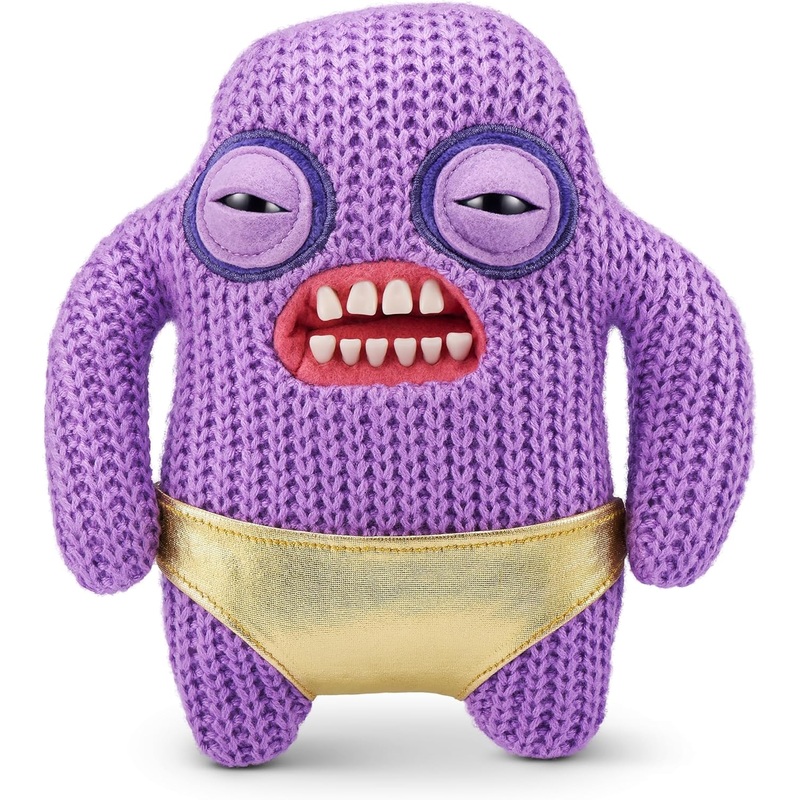 Fuggler Gold Fuggs by ZURU Funny Ugly Monster, Plush, Collectible, Toy (Mr Needles - Pants)