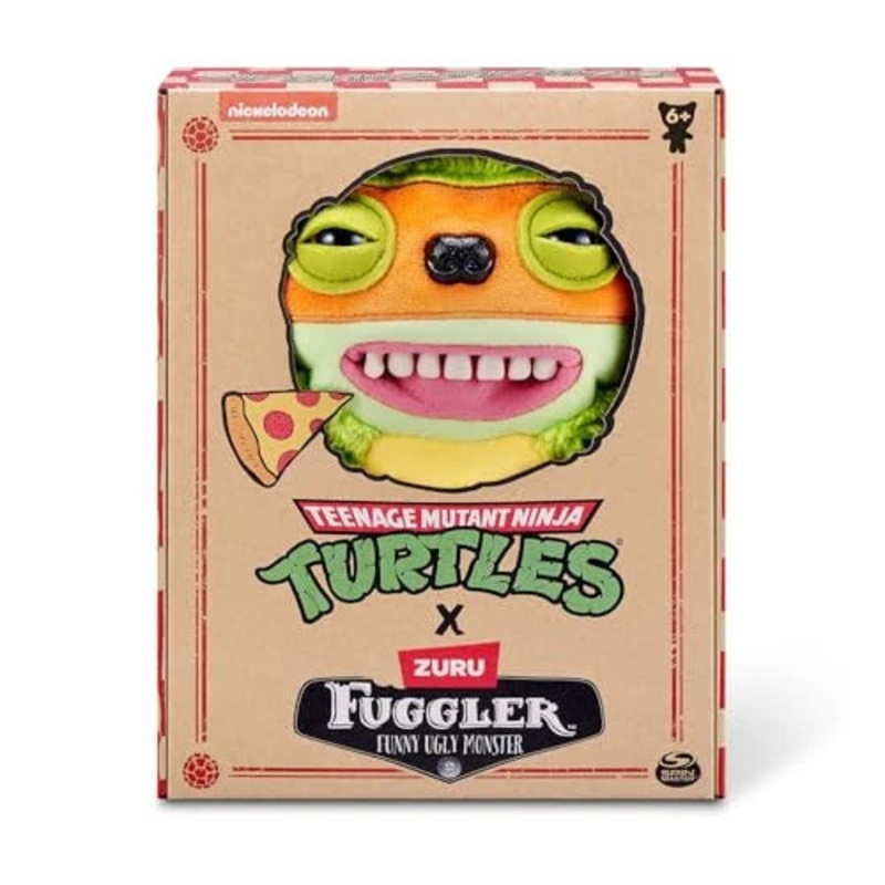 Fuggler Teenage Mutant Ninja Turtles Michelangelo Plush Toy 15707B Doll Stuffed- 1pc