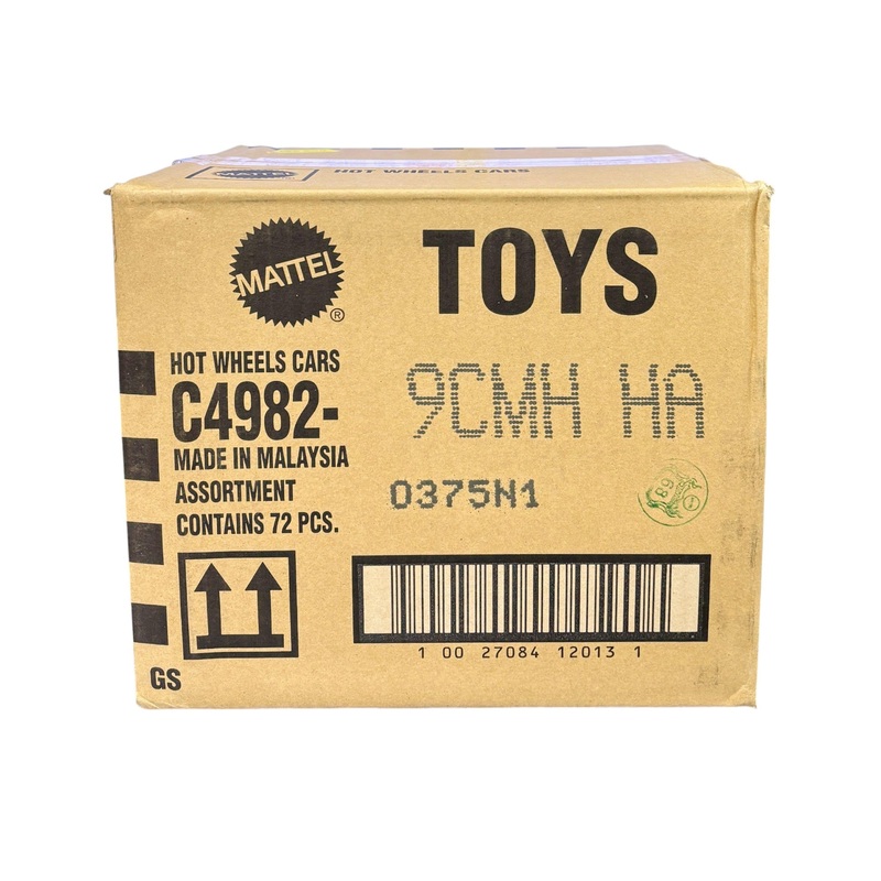 Hot Wheels 2025 Factory-Sealed Case  H (9CMH HA)  72 Die-Cast Cars by Mattel (Brand New Box)