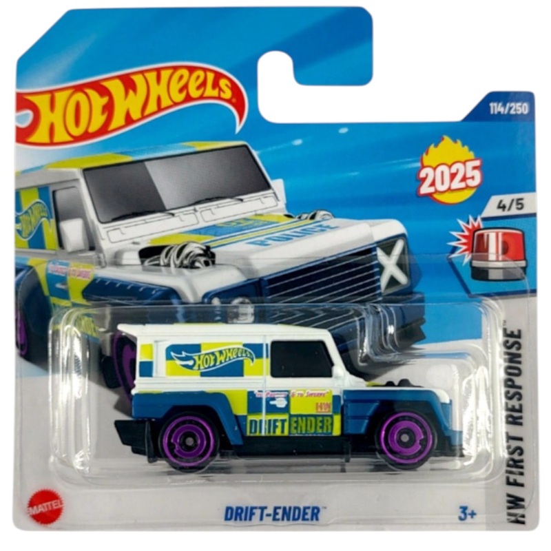 Hot Wheels Drift Ender  HW First Response Series | 1:64 Die-Cast Car | 2025 Edition