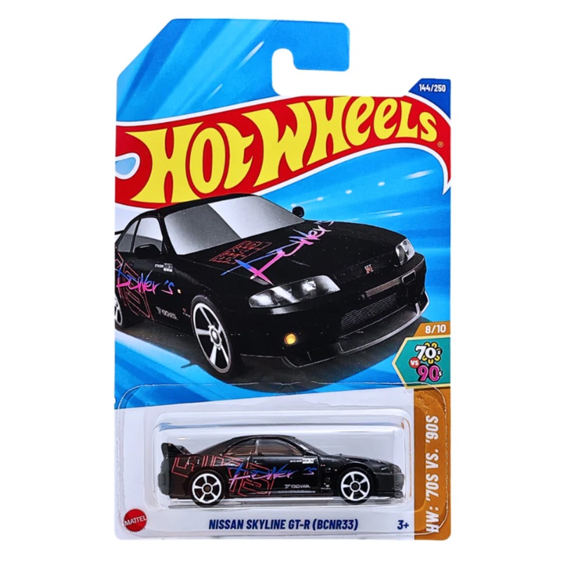 Hot Wheels  HYY80 HW '70S VS '90S - Nissan Skyline GT-R (BCNR33)