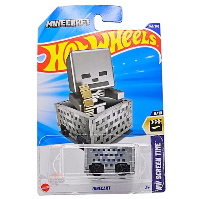 Hot Wheels HYY82 Minecart - Minecraft - Hw Screen Time