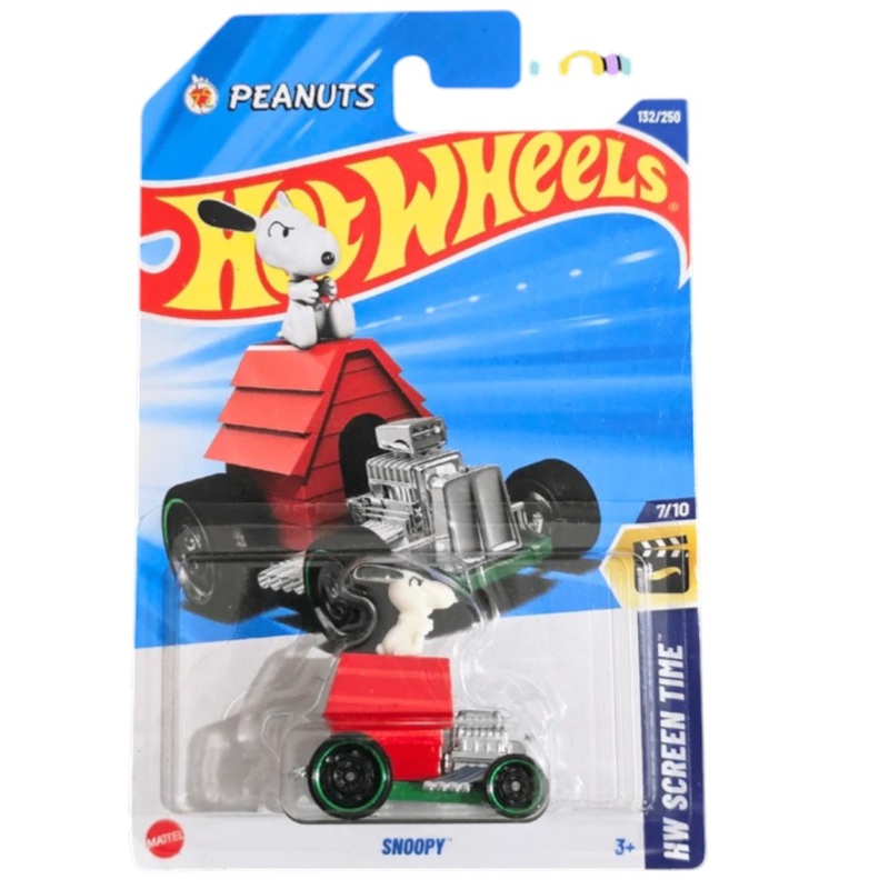 Hot Wheels Snoopy  HW Screen Time Series  1:64 Scale Die-Cast Car