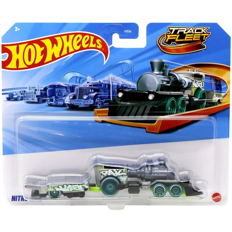 Hot Wheels Track Fleet Nitro Rail  High-Speed DieCast Car
