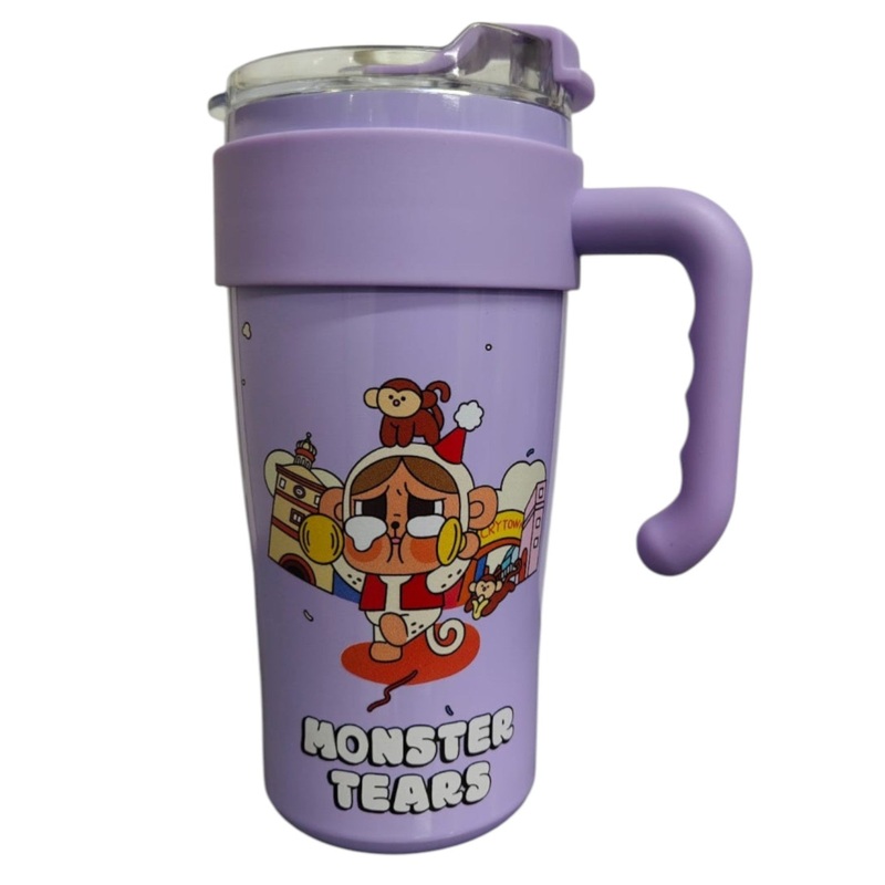 Nice Holiday Stainless Steel Cute Sipper Water Bottle  860ml | Ideal for Office, Gym, & Travel