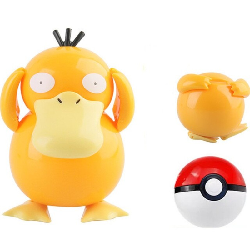 Pokemon Play set Figures Psyduck & Poke Ball ZC8910