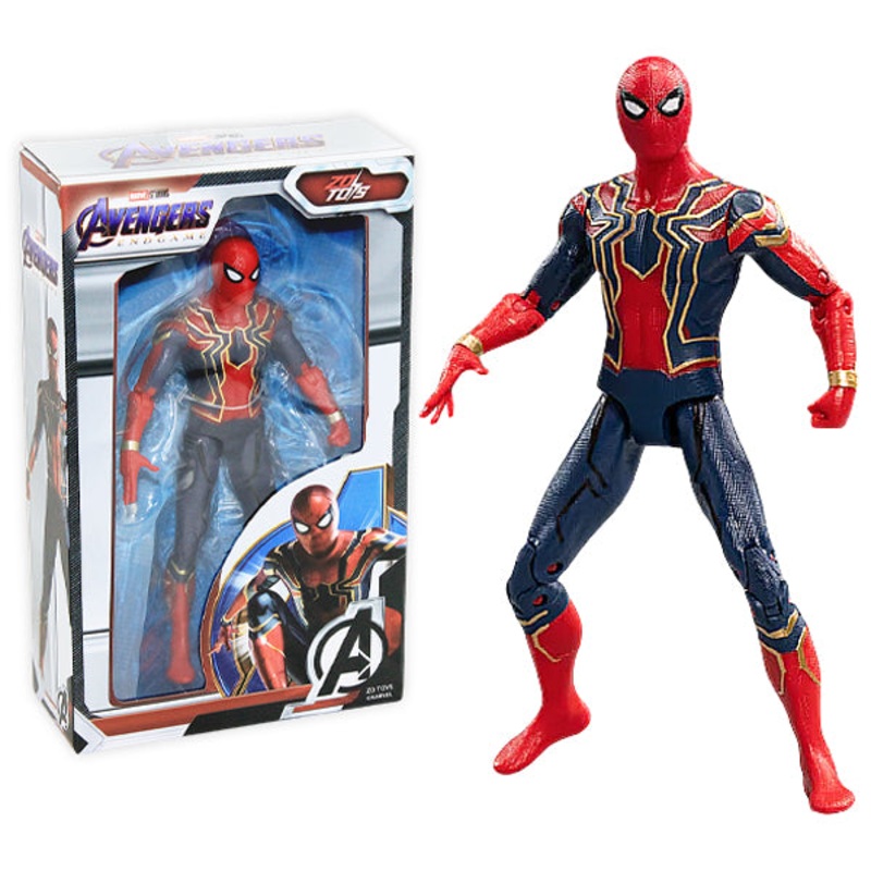 ZD TOYS Marvel Avengers Endgame 7"Inch Iron Spiderman action figure-160804