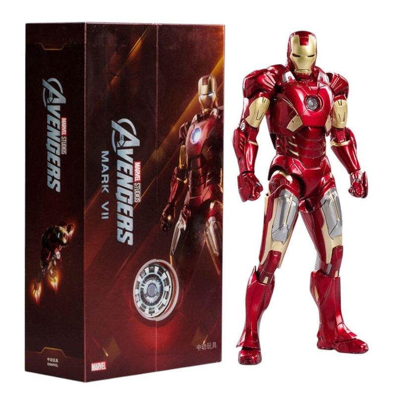 ZD Toys Marvel The Avengers: Iron Man Mark (VII) Action Figure 7" Inches (No Light Up Function)