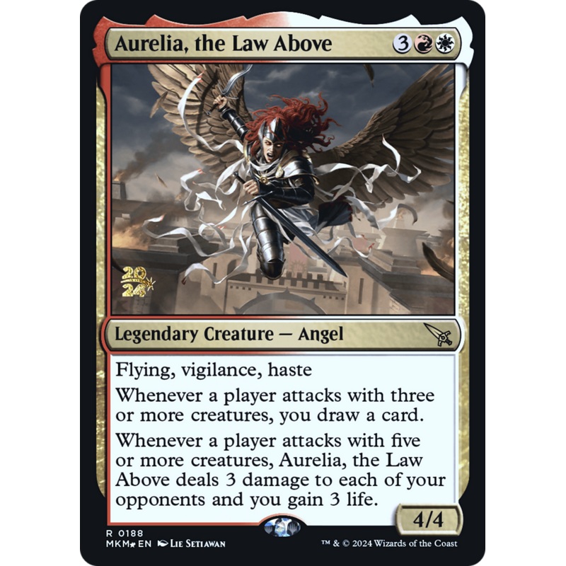 Aurelia, the Law Above [Murders at Karlov Manor Prerelease Promos]