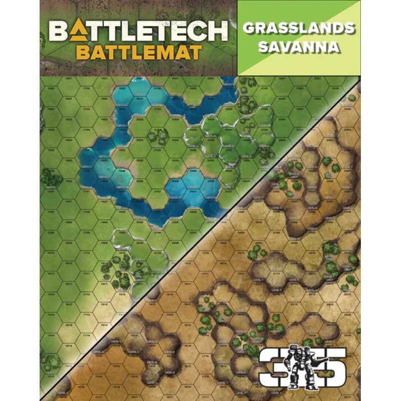 BattleTech: Battle Mat - Alpine/Grasslands