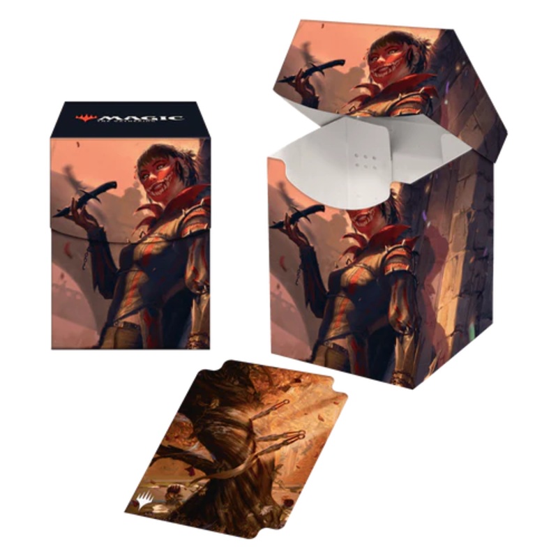 Ultra PRO | MTG Murders at Karlov Manor Deck Box (100+) - Massacre Girl, Known Killer