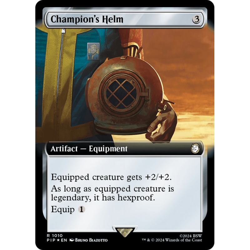Champion's Helm (Extended Art) (Surge Foil) [Fallout]