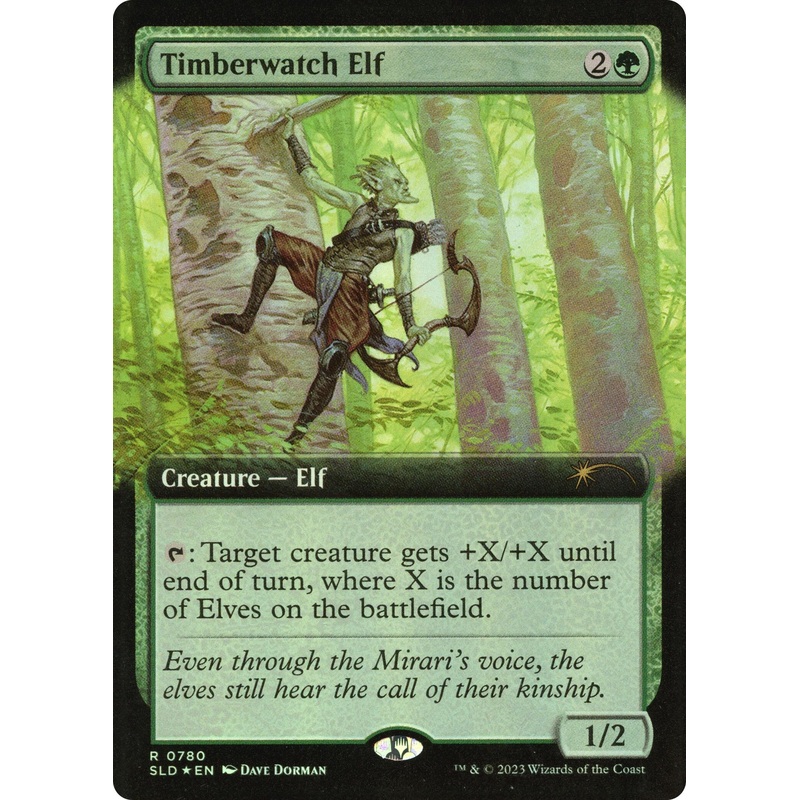 Timberwatch Elf (Extended Art) [Secret Lair Drop Series]
