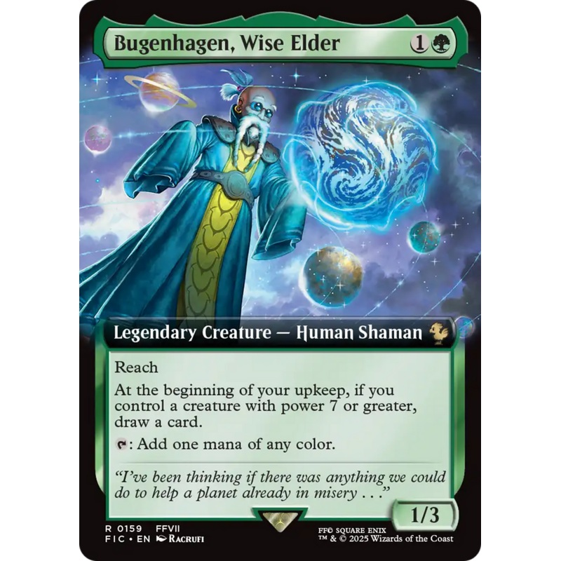 Bugenhagen, Wise Elder (Extended Art) [FINAL FANTASY Commander]