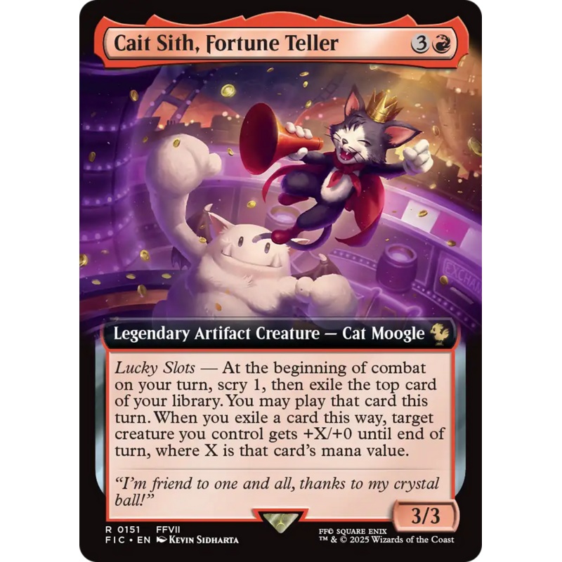 Cait Sith, Fortune Teller (Extended Art) [FINAL FANTASY Commander]