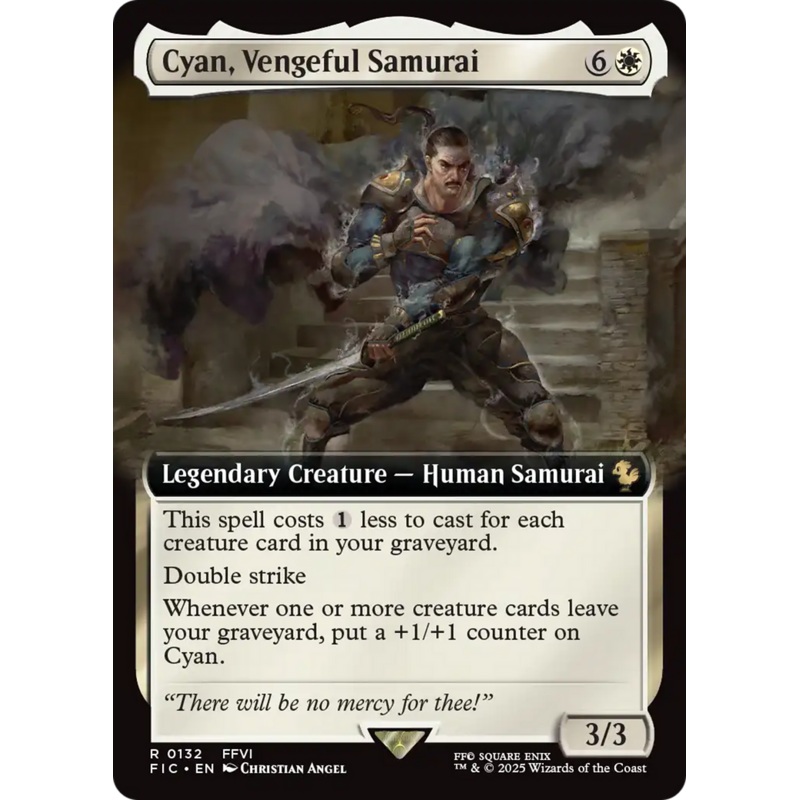Cyan, Vengeful Samurai (Extended Art) [FINAL FANTASY Commander]