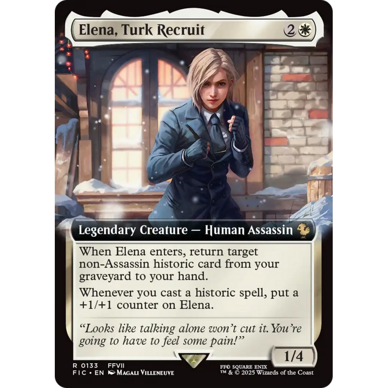 Elena, Turk Recruit (Extended Art) [FINAL FANTASY Commander]
