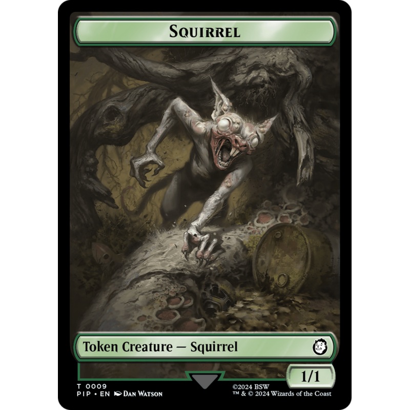 Energy Reserve // Squirrel Double-Sided Token [Fallout Tokens]