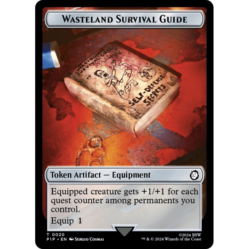 Energy Reserve // Wasteland Survival Guide Double-Sided Token [Fallout Tokens]