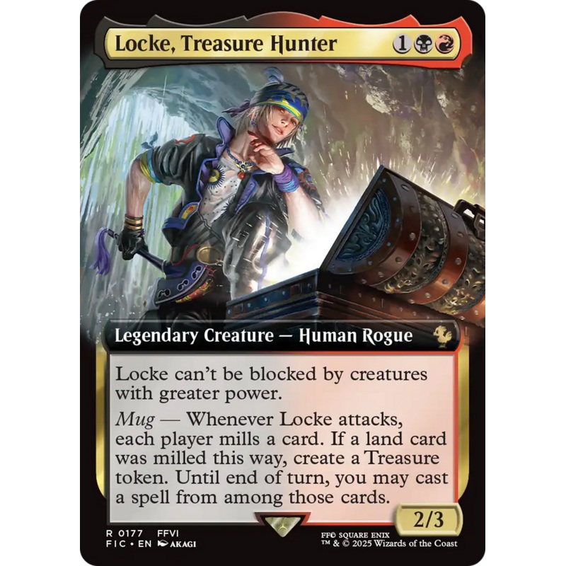 Locke, Treasure Hunter (Extended Art) [FINAL FANTASY Commander]