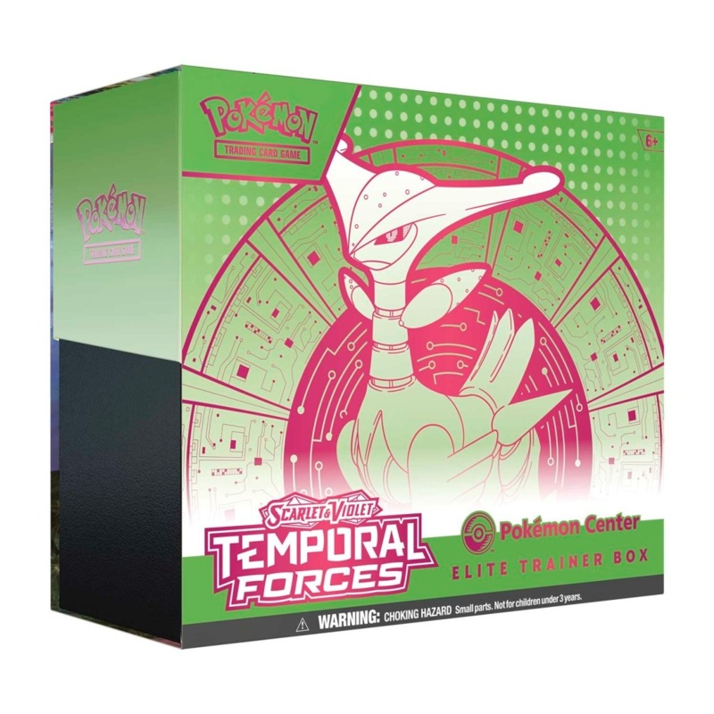 Pokmon TCG | Scarlet & Violet: Temporal Forces - Elite Trainer Box (Iron Leaves)
