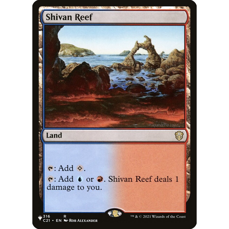 Shivan Reef [Secret Lair: Heads I Win, Tails You Lose]