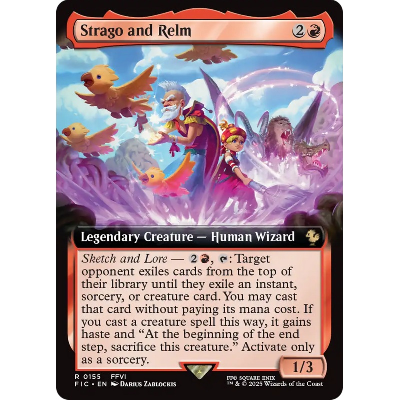 Strago and Relm (Extended Art) [FINAL FANTASY Commander]